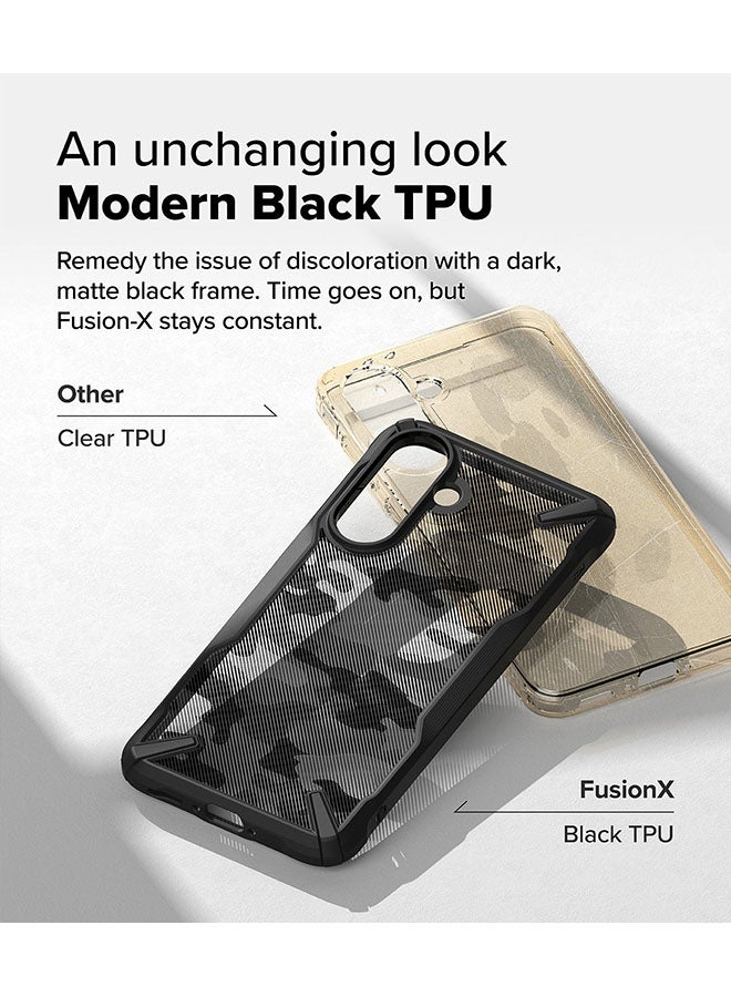Ringke Fusion-X For Samsung Galaxy A36 / A56 5G Case Cover, Rugged Heavy Duty Shockproof Protection Hybrid Shockproof Protection Phone Cover - Camo Black - Image 5