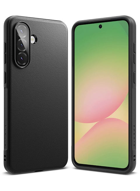 Onyx Case For Samsung Galaxy A36 / A56 5G, Enhanced Grip Tough Flexible TPU Shockproof Rugged TPU Bumper Drop Protection Phone Cover - Black