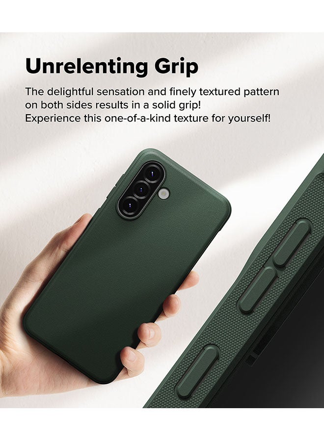 Ringke Onyx Case For Samsung Galaxy A36 / A56 5G, Enhanced Grip Tough Flexible TPU Shockproof Rugged TPU Bumper Drop Protection Phone Cover - Dark Green - Image 4