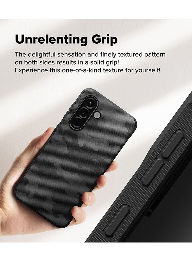 Ringke Onyx Case For Samsung Galaxy A36 / A56 5G, Enhanced Grip Tough Flexible TPU Shockproof Rugged TPU Bumper Drop Protection Phone Cover - Camo Black - Image 4