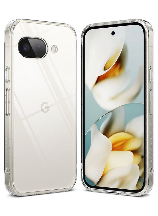 Ringke Fusion For Google Pixel 9a Case Cover Transparent Hard Back Soft Flexible TPU Bumper Scratch Resistant Shockproof Protection Back Phone Cover - Clear - Image 1