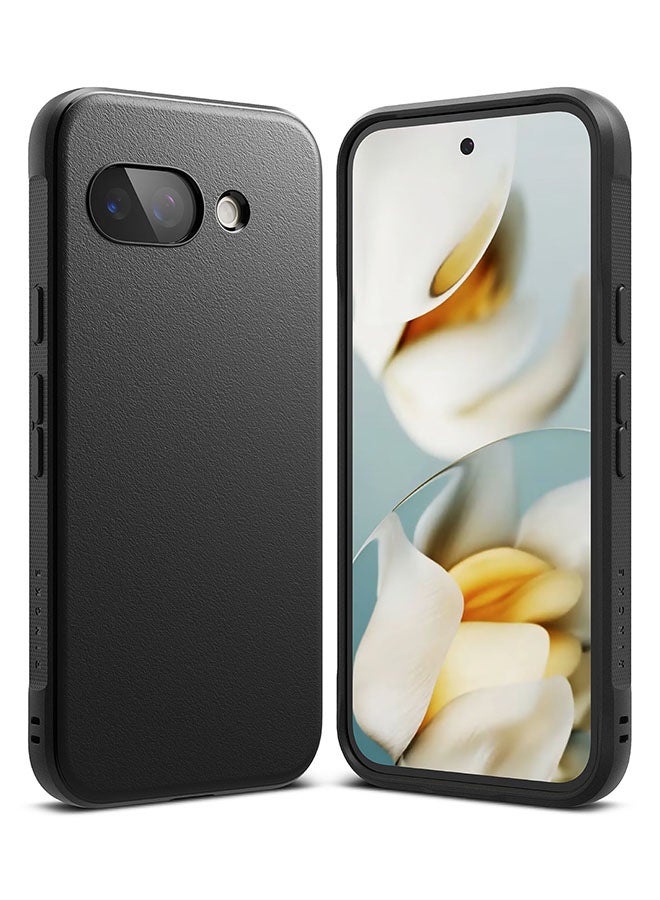Ringke Onyx Case For Google Pixel 9a, Enhanced Grip Tough Flexible TPU Shockproof Rugged TPU Bumper Drop Protection Phone Cover - Black  - Image 1