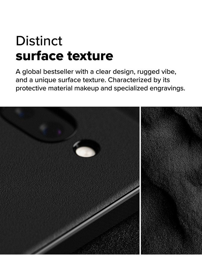 Ringke Onyx Case For Google Pixel 9a, Enhanced Grip Tough Flexible TPU Shockproof Rugged TPU Bumper Drop Protection Phone Cover - Black  - Image 3