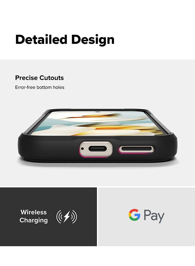 Ringke Onyx Case For Google Pixel 9a, Enhanced Grip Tough Flexible TPU Shockproof Rugged TPU Bumper Drop Protection Phone Cover - Black  - Image 5