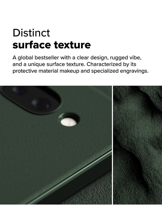 Ringke Onyx Case For Google Pixel 9a, Enhanced Grip Tough Flexible TPU Shockproof Rugged TPU Bumper Drop Protection Phone Cover - Dark Green - Image 3