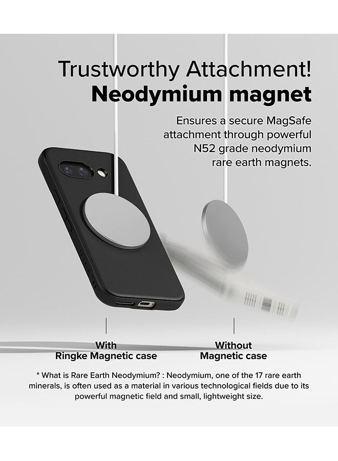 Ringke Onyx Magnetic For Google Pixel 9a Case Enhanced Grip Tough Flexible TPU Shockproof Rugged TPU Bumper Drop Protection Back Phone Cover - Black - Image 3