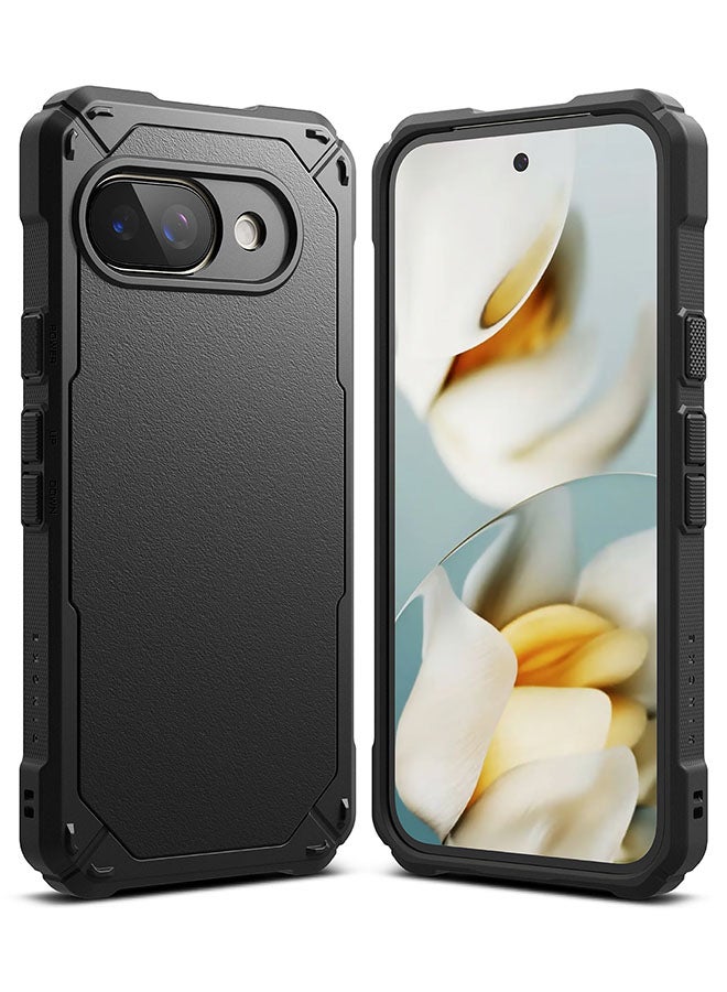 Ringke Rugged Gear For Google Pixel 9a Case, For MagSafe, Prevents Oily Smudges Non-Slip Enhanced Grip Protective Cover - Black - Image 1