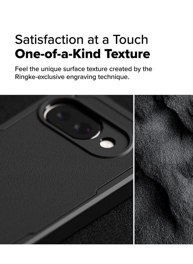 Ringke Rugged Gear For Google Pixel 9a Case, For MagSafe, Prevents Oily Smudges Non-Slip Enhanced Grip Protective Cover - Black - Image 4