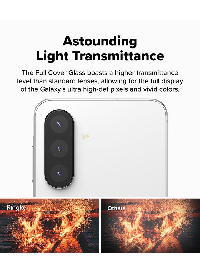 Ringke Glass Camera Protector, 2 Pack For Samsung Galaxy A36 5G Pro Hard Tempered Glass Camera Lens Protector,Case-Friendly Full-Cover Camera Protector - Clear - Image 5
