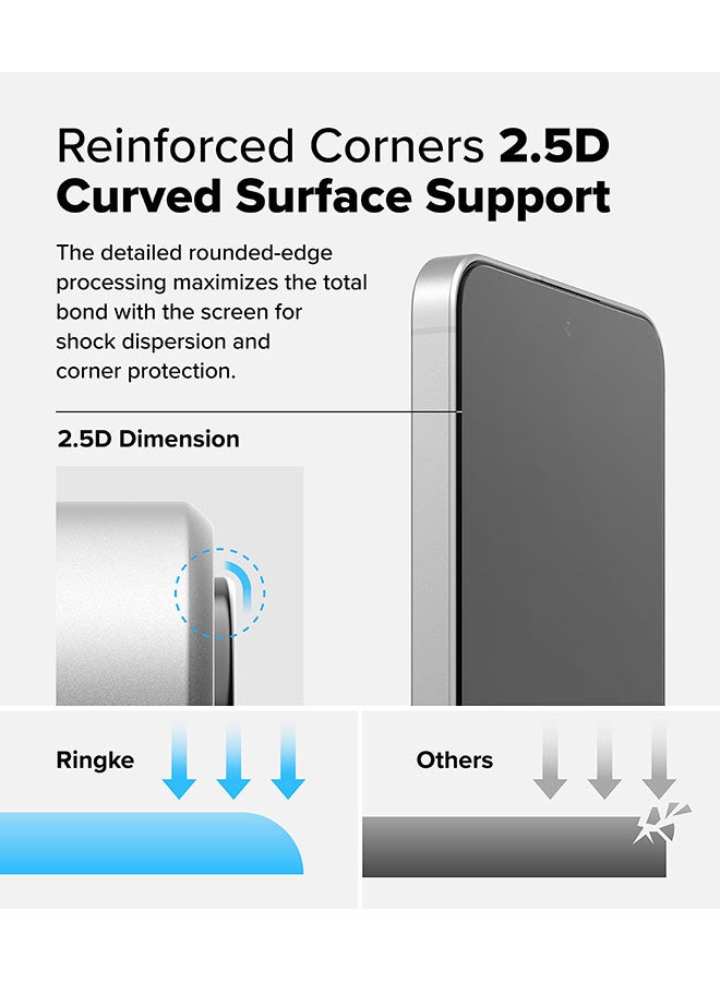 Ringke Tempered Glass Easy Slide For Samsung Galaxy A36 5G Screen Protector, Case Friendly 9H Hardness, Anti-Scratch, Easy to Install - W Installation Jig - Clear - Image 5