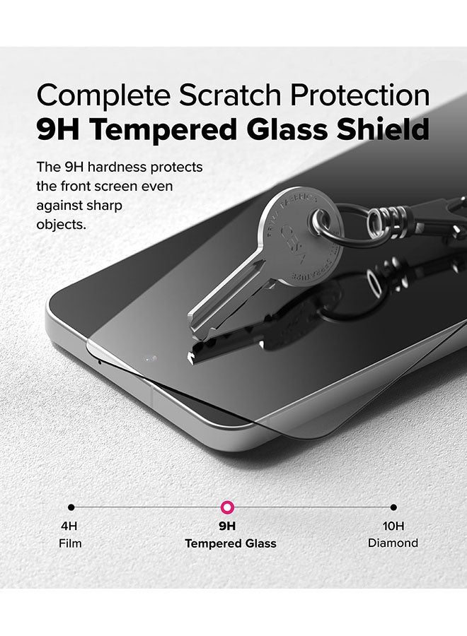 Ringke - Tempered Glass Easy Slide For Samsung Galaxy A56 5G Screen Protector, Case Friendly 9H Hardness, Anti-Scratch, Easy to Install - W Installation Jig - Clear - Image 1