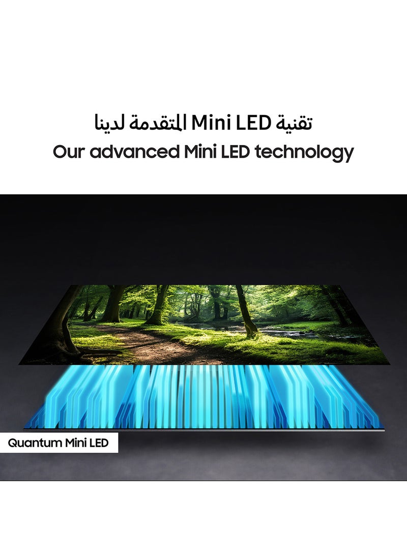 65 Inch NEO QLED 4K TV, 4K AI Upscaling, 144Hz,Mini-LED, AVA Pro QA65QN1EFAUXSA black