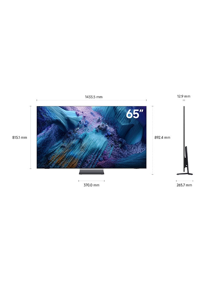 سامسونج 65 Inch NEO QLED 8K TV, 8K AI Upscaling, 240Hz, Glare Free, Dolby Atmos, Mini-LED QA65QN990FUXSA black - Image 3