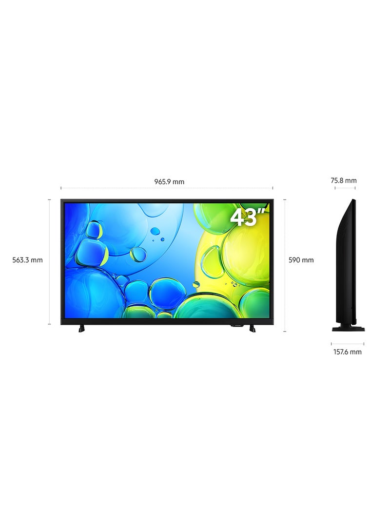 سامسونج 43 Inch FHD Smart TV, Free contents by TV Plus, Secured by Knox UA43F6000FUXSA black  - Image 3