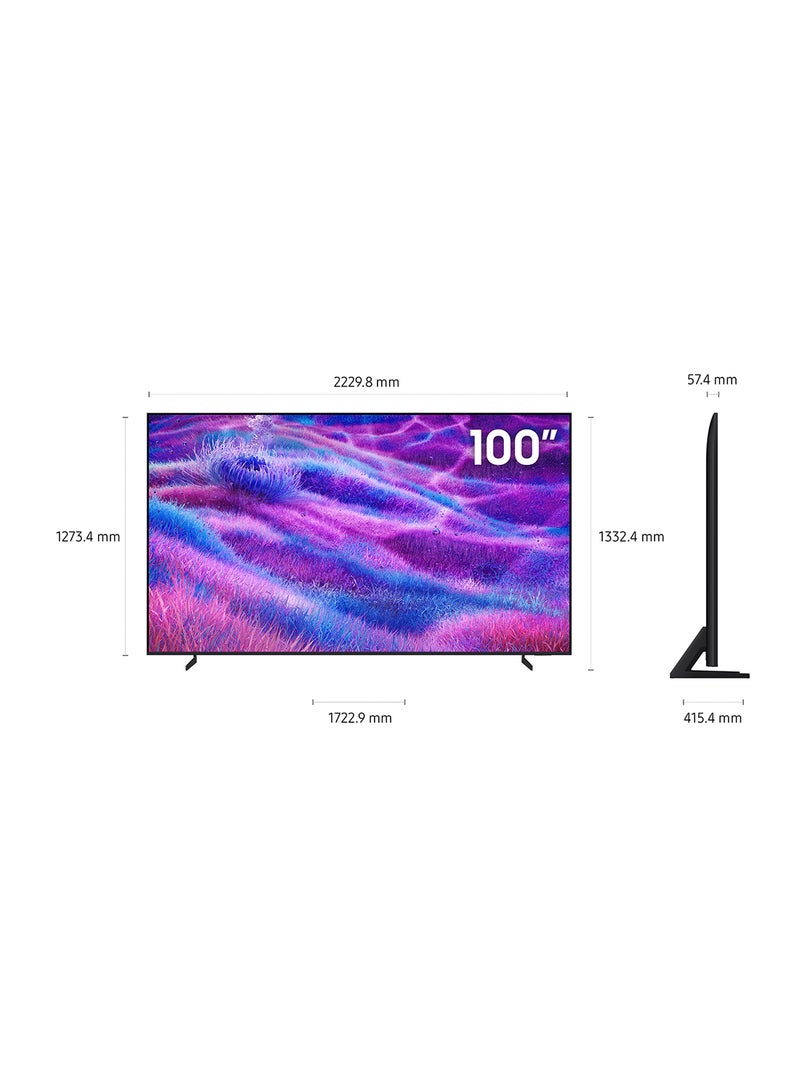 Samsung 100 Inch NEO QLED 4K TV, 4K AI Upscaling, 144Hz, Operating System Tizen, Secured By Knox, Dolby Atmos, Mini-LED, Model Year 2025, 2 Year Warranty - QA100QN80FUXSA Black - Image 3