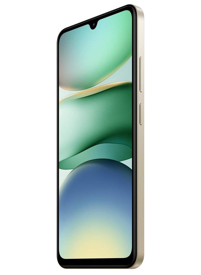 شاومي هاتف Redmi A5 ثنائي الشريحة باللون ساندي جولد وذاكرة الوصول العشوائي (RAM) سعة 4 جيجابايت وذاكرة تخزين داخلية 128 جيجابايت ويدعم تقنية الجيل الرابع - الإصدار العالمي - Image 5