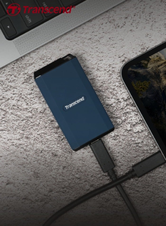 Transcend - External SSD Portable Solid State Drive | USB 20Gbps, Type-C | TS1TESD410C 1 TB - Image 1