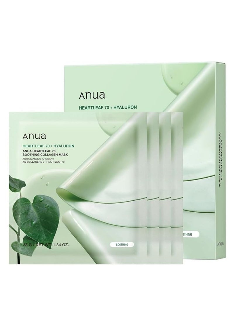 Anua Heartleaf 70 Soothing Collagen Mask 38grams - Image 1