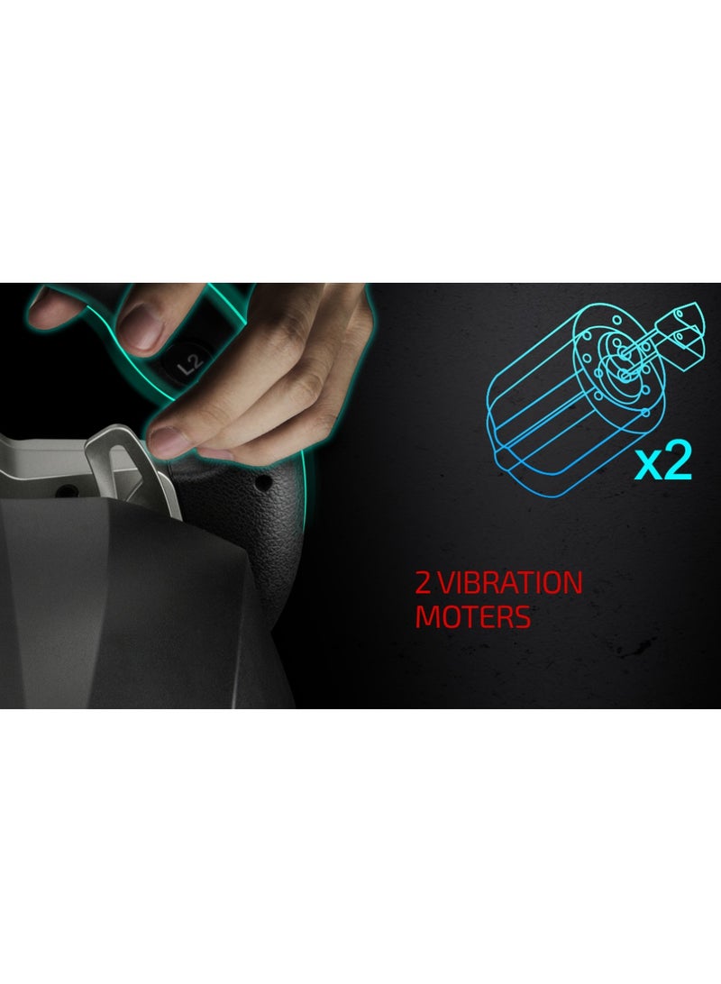 فلاشفاير - Suzuka Wheel 900R – Premium Racing Wheel with Hall Sensor Technology, 900° Adjustable Rotation, 6-Speed Shifter, Dual Vibration Motors, Multi-Platform (PS4, Xbox One, XSX/XSS, PC, Switch) – Realistic Driving Experience - Image 1