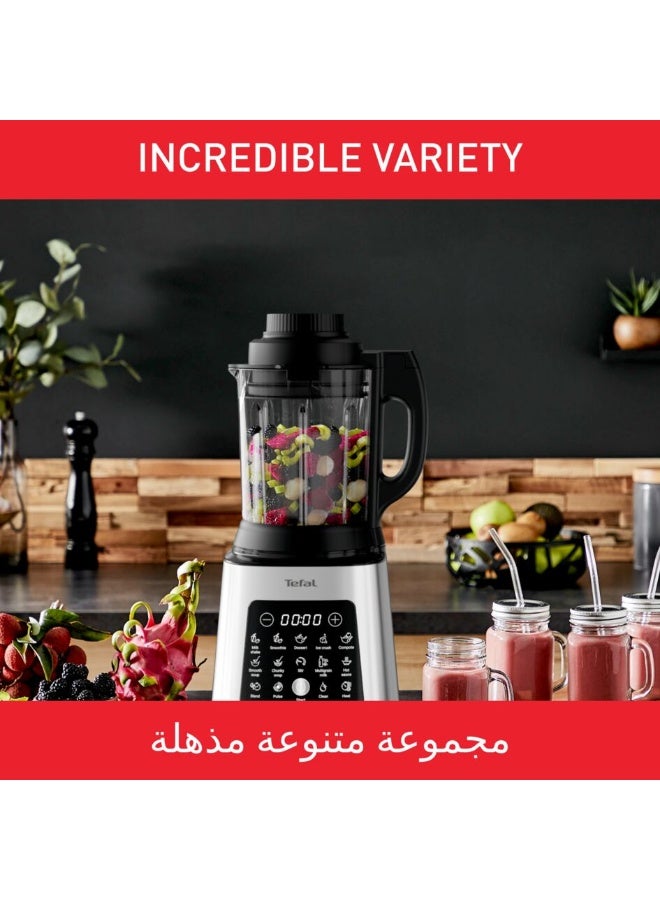 تيفال خلاط تيفال بيرفكت ميكس كوك عالي السرعة مع تسخين | 10 برامج تلقائية | وصفات ساخنة وباردة | شفرات قابلة للإزالة | وظيفة تنظيف عميق | 1400 واط | أداء عالي | سلة بخار | BL83SD65 - Image 5