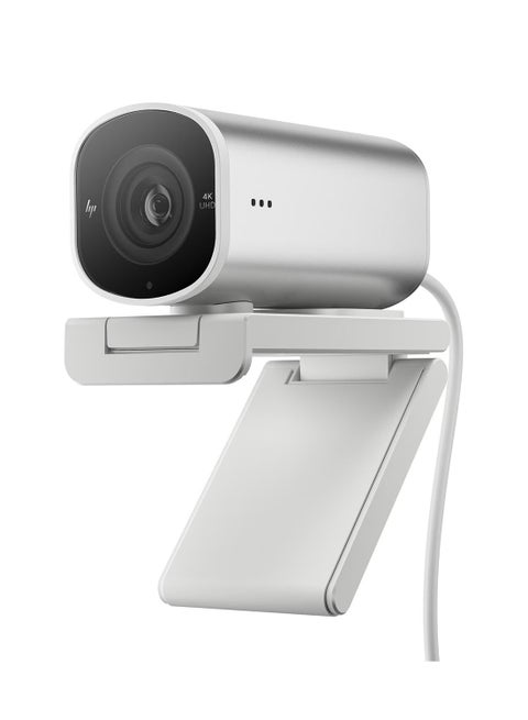 960 4K Streaming Webcam - Works with Zoom, Chrome & Microsoft Teams, 695J6AA#ABB silver