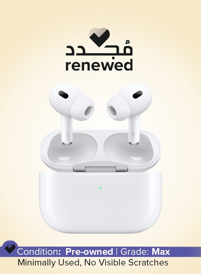 Apple Renewed - AirPods Pro 2 Wireless Earbuds, Bluetooth Headphones White - Image 1