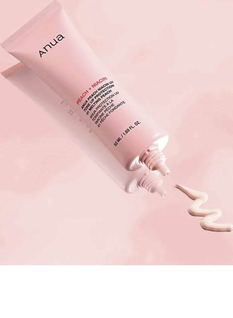 Anua Peach Niacin UV Tone Up Protection 01 Melting Peach 50ml  - Image 2