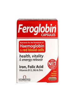 Vitabiotics Feroglobin B12 30 Capsules  - Image 1