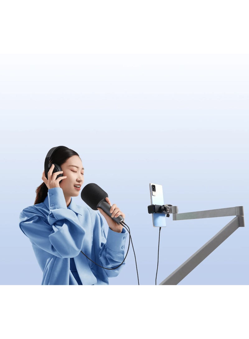 شاومي - Mi Karaoke Microphone,Bluetooth 5.1 DSP Chip Noise Cancellation Stereo Rechargeable XMKGMKF01YM black - Image 1