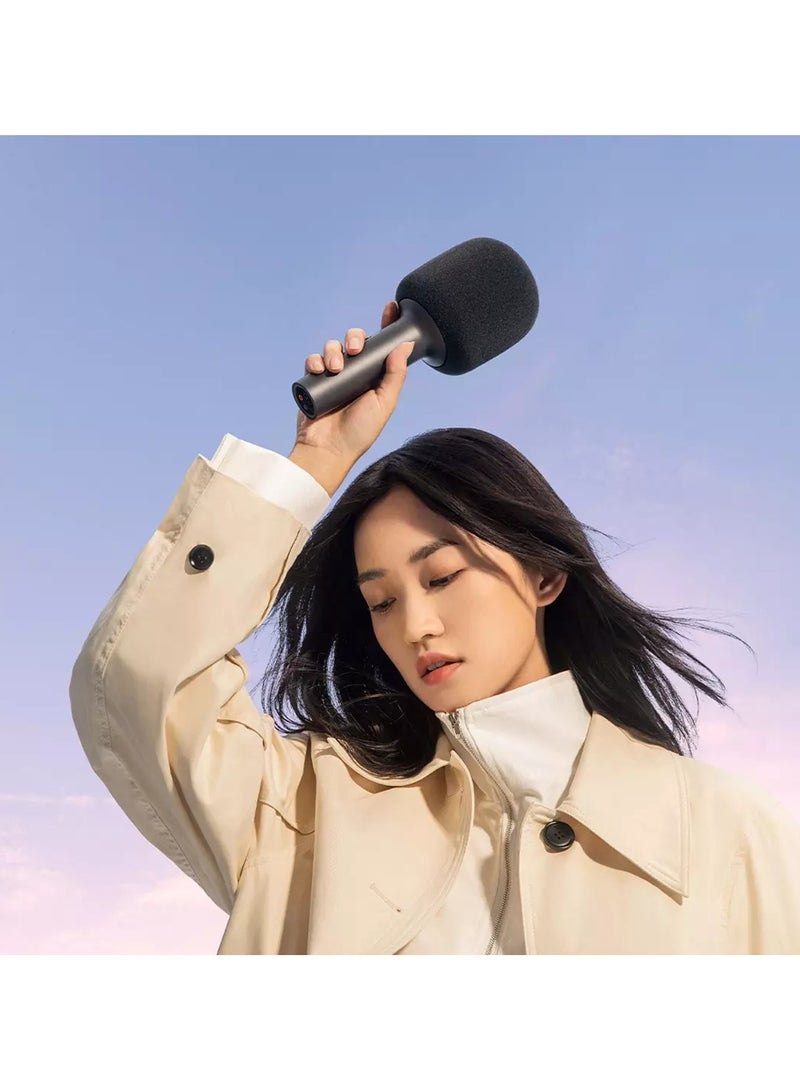 شاومي - Mi Karaoke Microphone,Bluetooth 5.1 DSP Chip Noise Cancellation Stereo Rechargeable XMKGMKF01YM black - Image 1
