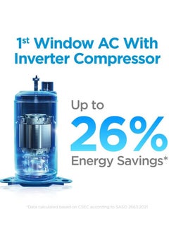 Midea Window Air Conditioner 2 Ton, 21200 BTU(Nominal Capacity) Wonder AC, Inverter Compressor, WIFI Control, Silent, 24H timer, Sleep Mode 1000 W MWT4WG-24CRN1 White  - Image 5