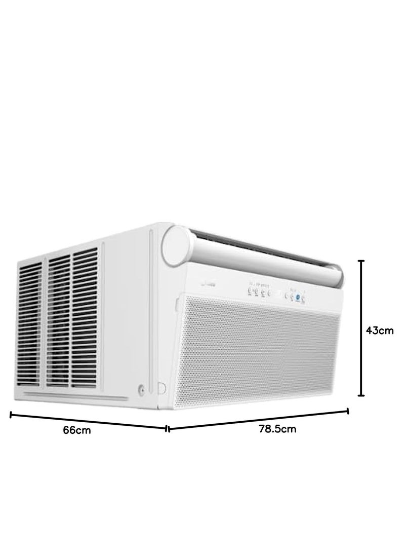 Midea - Window Air Conditioner 2 Ton, 21200 BTU(Nominal Capacity) Wonder AC, Inverter Compressor, WIFI Control, Silent, 24H timer, Sleep Mode 1000 W MWT4WG-24CRN1 White - Image 1