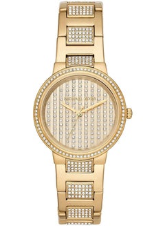 Michael Kors Women's Stainless Steel Gold Dial Watch MK3985  - Image 1