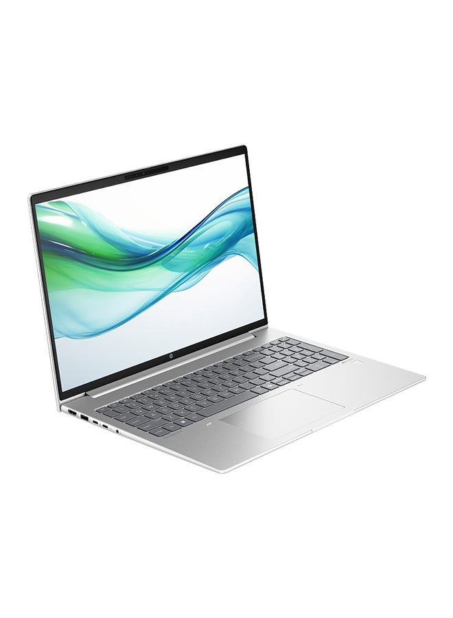 HP - ProBook 460 G11 Laptop With 16-inch Display, Intel Core Ultra 7-155U Processor/16GB DDR5 RAM/512GB SSD/ DOS(Without Windows)/ English/Arabic Silver - Image 1
