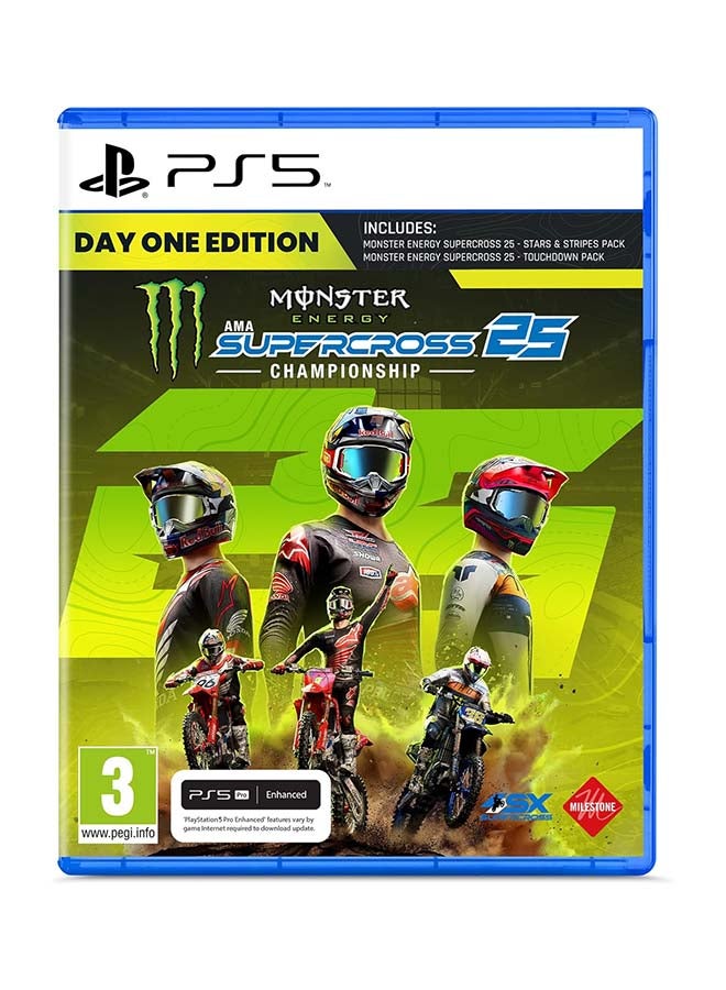 Milestone - Monster Energy Supercross 25 Day One Edition - PlayStation 5 (PS5) - Image 1