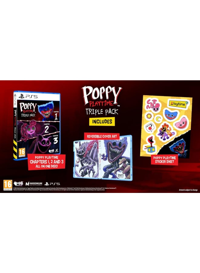 Maximum Games - Poppy Playtime Triple Pack - PlayStation 5 (PS5) - Image 1