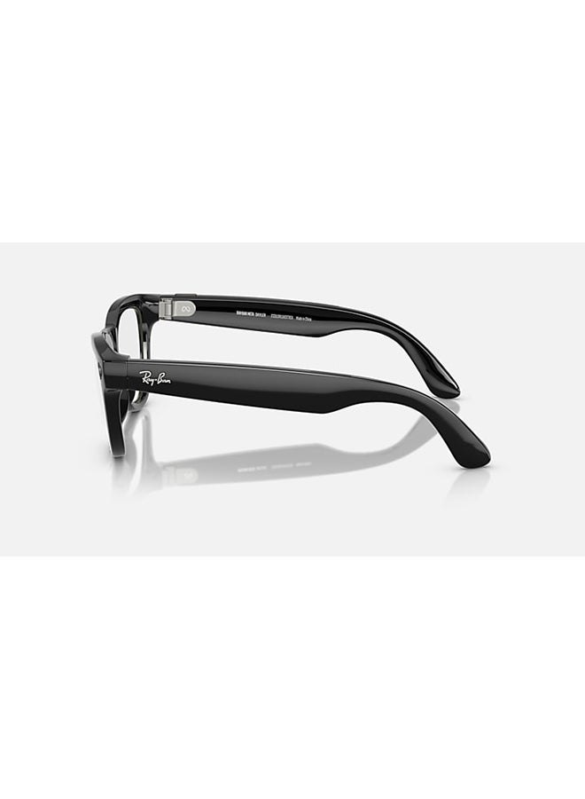 Meta RAY-BAN | META SKYLER Shiny Black Frame Clear/Amethyst Transitions Lenses Clear/Amethyst Transitions - Image 4