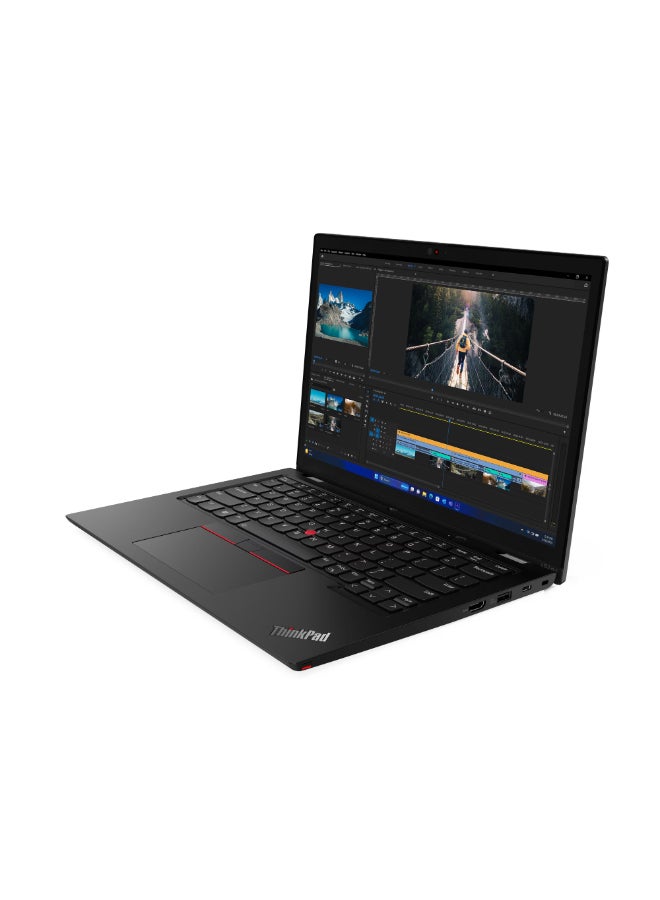 لينوفو Thinkpad E14 Laptop with 14 Inch Full HD (1920X1080) Display,Intel Core i7-1355U Processor/16GB RAM DDR5/512GB SSD/DOS(Without Windows) English/Arabic Black  - Image 3
