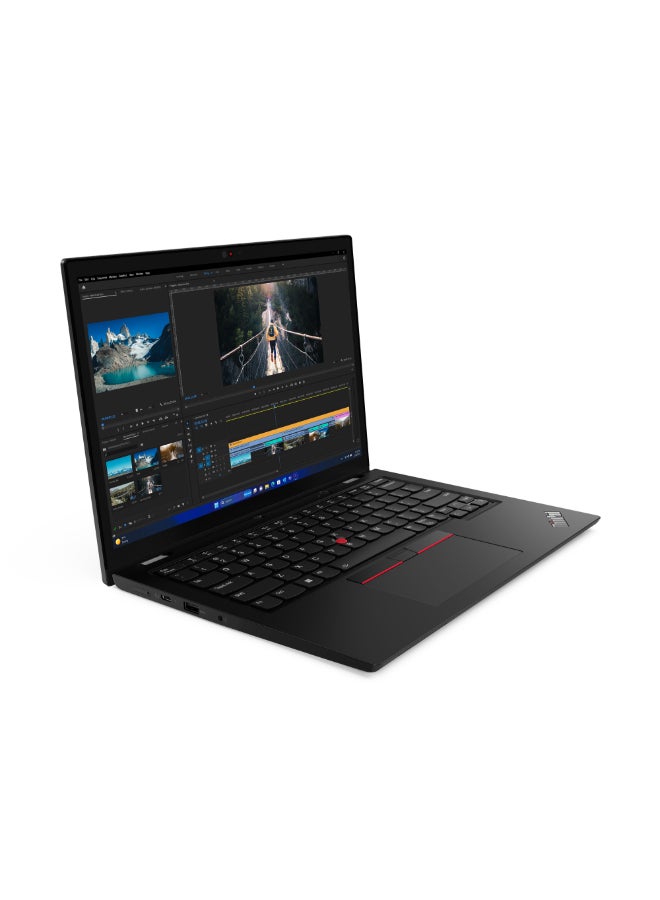 لينوفو Thinkpad L13 2–in–1 Laptop WUXGA (1920x1200) IPS With 13.3 Inch Display,Core Ultra 7 155U Processor/16GB RAM DDR5/512GB SSD/Windows 11/ English/Arabic Black  - Image 3