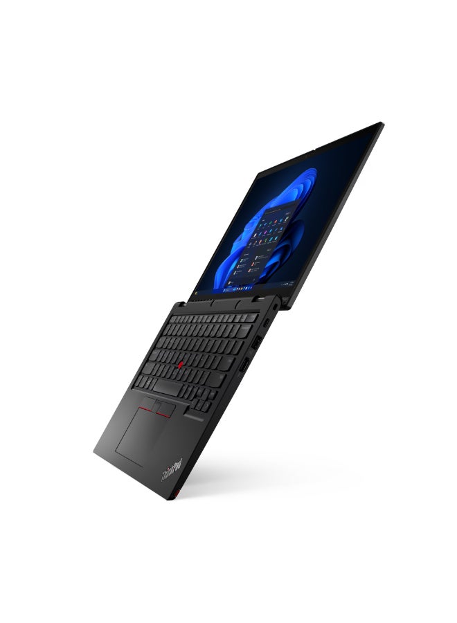 لينوفو Thinkpad L13 2–in–1 Laptop WUXGA (1920x1200) IPS With 13.3 Inch Display,Core Ultra 7 155U Processor/16GB RAM DDR5/512GB SSD/Windows 11/ English/Arabic Black  - Image 4