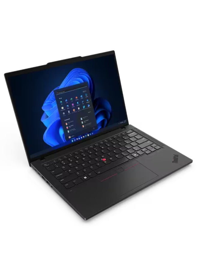 لينوفو ThinkPad Laptop With 14 Inch WUXGA (1920x1200) IPS Display,Core Ultra 7–155U Processor/16GB RAM DDR5/512GB SSD/Windows 11 English/Arabic Black  - Image 2