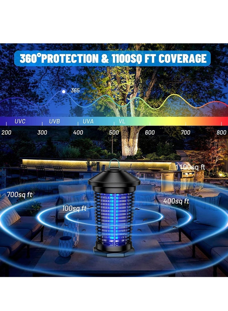 Home Care Light Sensor Bug Zapper Insect Killer Outdoor, 20W Electric Mosquito Zapper outdoor, Waterproof Mosquito Killer Lamp, Insect Fly Trap  - Image 4