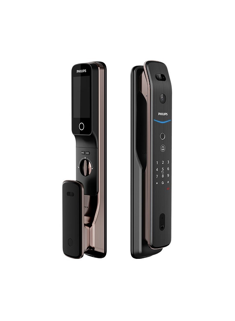 Philips Philips Easy DDL709-FVP-7HWS psuh pull door lock Copper/Black  - Image 2