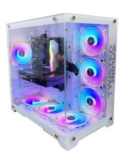Setup Master Gaming Pc with Intel Core i5-14400F Processor, H610M-E D4 Motherboard,DDR4 16GB RAM RGB, 1TB M.2 SSD, NVIDIA GeForce RTX 4060 Graphics Card, 7 Fan Case White RGB Remote Control with Windows 11 Pro White  - Image 2