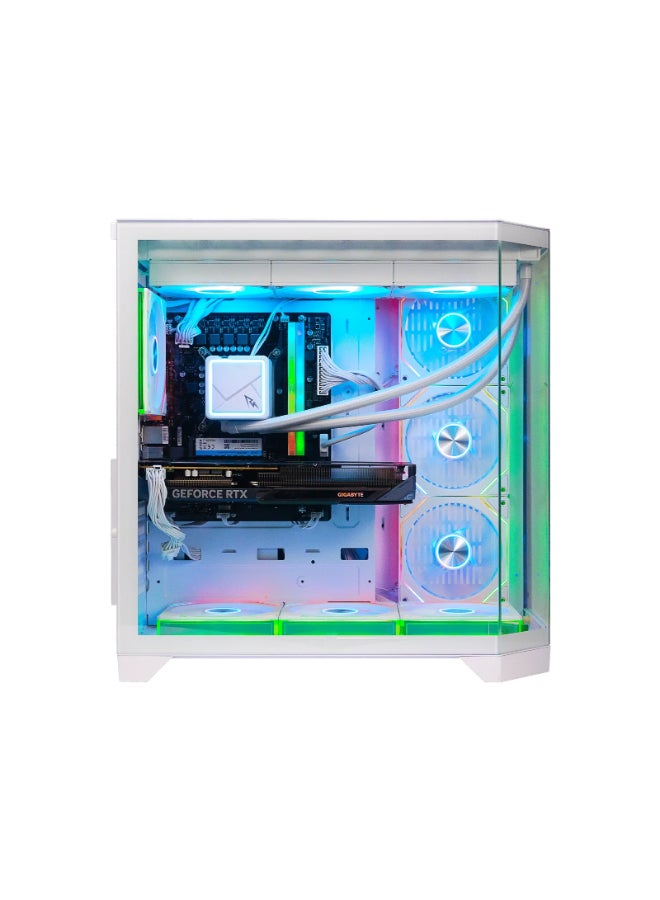 سيت أب ماستر كمبيوتر ألعاب بمعالج Intel i7-12700F/بطاقة رسومات انيفيديا جي فورس ار تي اكس5070/ذاكرة وصول عشوائي (RAM) سعة 32 جيجابايت دي دي ار 5/قرص صلب اس اس دي سعة 1 تيرابايت/نظام تشغيل ويندوز11 Pro/أبيض - Image 3