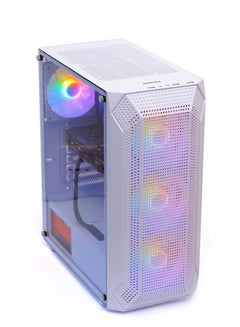 Setup Master Gaming Pc with Intel Core i5-12400F Processor, H610 Motherboard, DDR4 16GB RAM, 500 GB SSD, NVIDIA GeForce RTX 3050 Graphics Card, Case White, Windows 11 Pro White  - Image 1