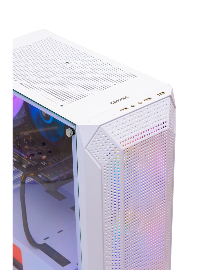 Setup Master - Gaming Pc with Intel Core i5-12400F Processor, H610 Motherboard, DDR4 16GB RAM, 500 GB SSD, NVIDIA GeForce RTX 3050 Graphics Card, Case White, Windows 11 Pro White - Image 1