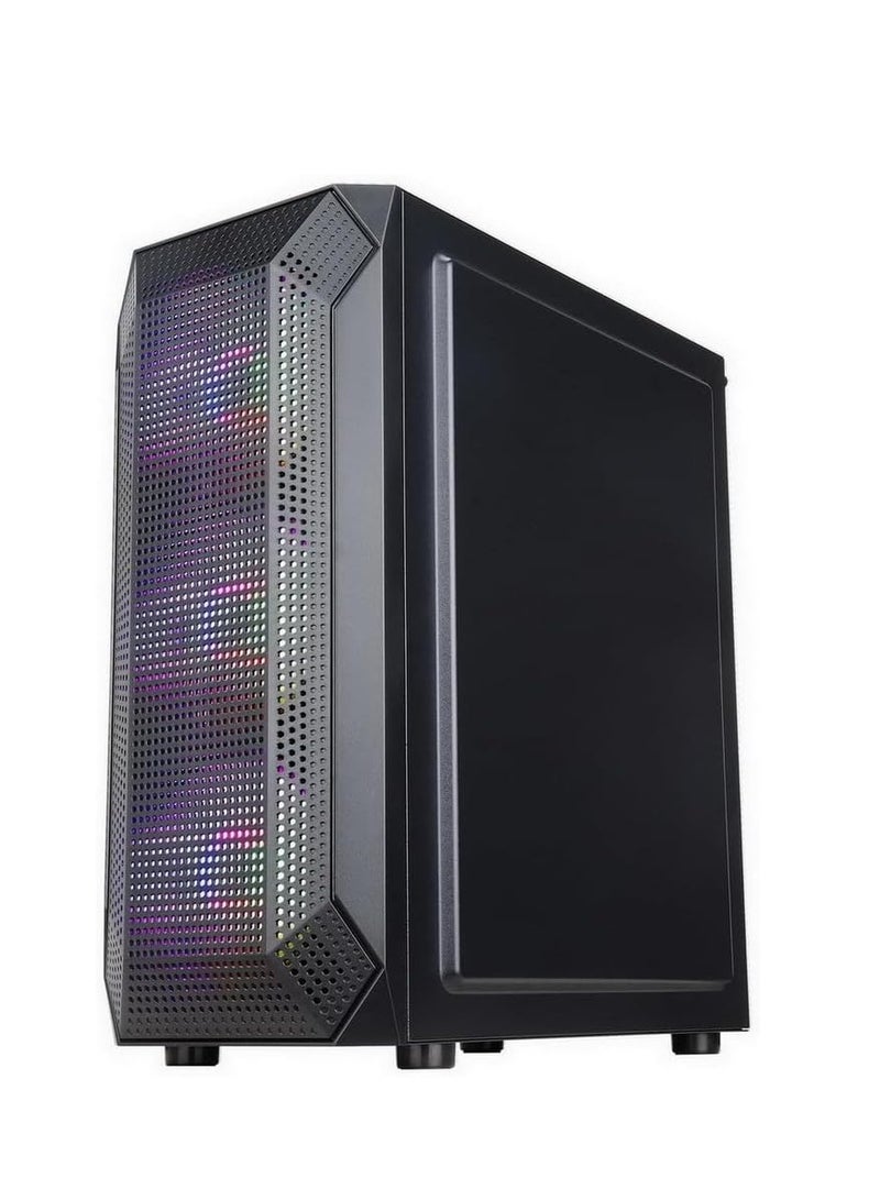 Setup Master - Gaming Pc with Intel Core i5-12400F Processor, H610 Motherboard, DDR4 16GB RAM, 500 GB SSD, NVIDIA GeForce RTX 3050 Graphics Card, Windows 11 Pro Black - Image 1