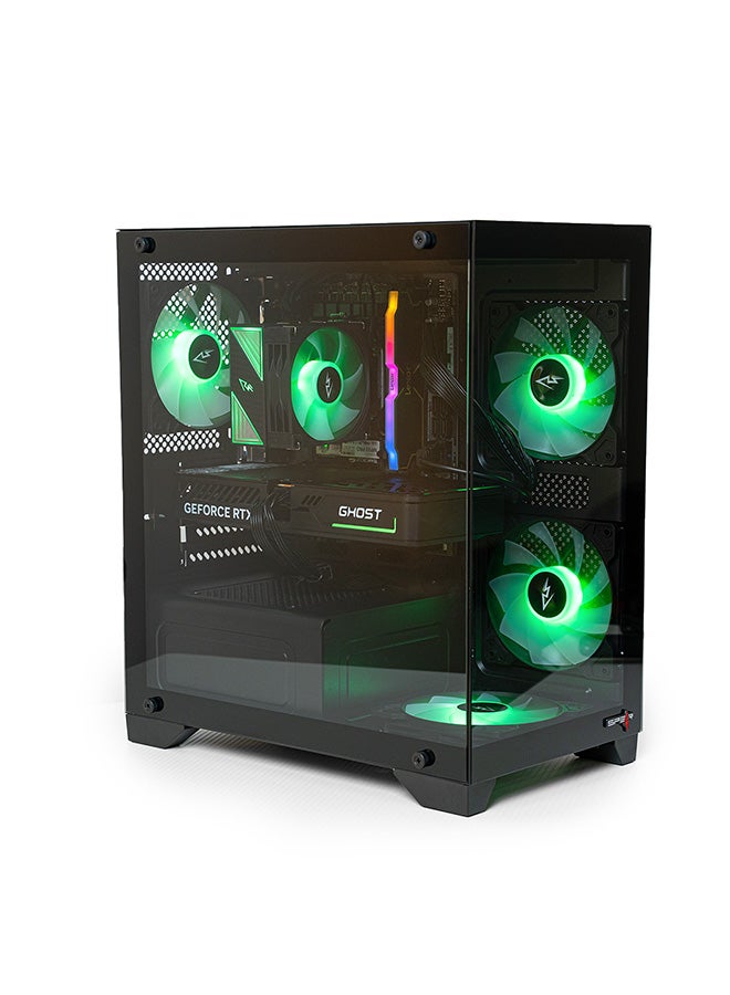 Setup Master Gaming Pc with Intel Core i5-12400F Processor/16GB RAM DDR4/500GB SSD/4GB NVIDIA GeForce RTX 3050 Graphics Card/Windows 11 Pro+ Keyboard+ Mouse+ USB Black - Image 4