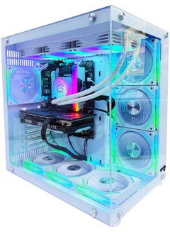 Setup Master Gaming PC with RTX 3050 Graphics Card, Intel Core i5-12400F Processor, H610M-E D4 Motherboard, DDR4 16GB RAM, 1TB M.2 SSD, 7 Fans Case White RGB Windows 11 Pro White  - Image 4